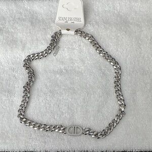 Stainless Steel Silver Chain Necklace